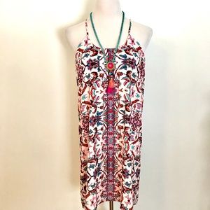 Pink and Turquoise Mini Sundress